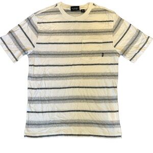 New - Vans Big Boys Stripe Short Sleeve Tee Shirt